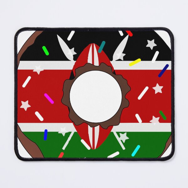 Item preview, Kenya Flag Donut – Colorful Sprinkles Country Pride designed and sold by TheIconSmith.