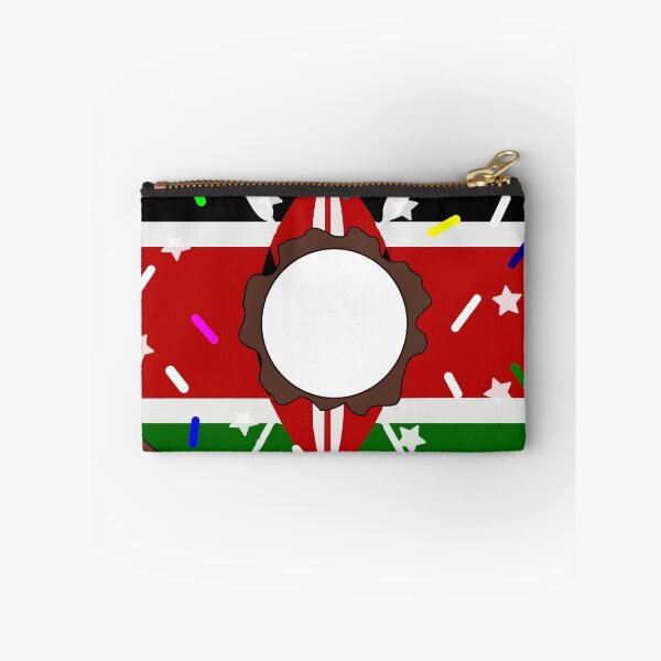 Item preview, Kenya Flag Donut – Colorful Sprinkles Country Pride designed and sold by TheIconSmith.