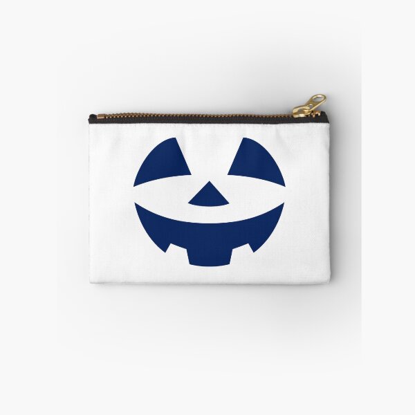 Item preview, Navy Blue Classic Pumpkin Face Halloween Design designed and sold by pattern-archive.