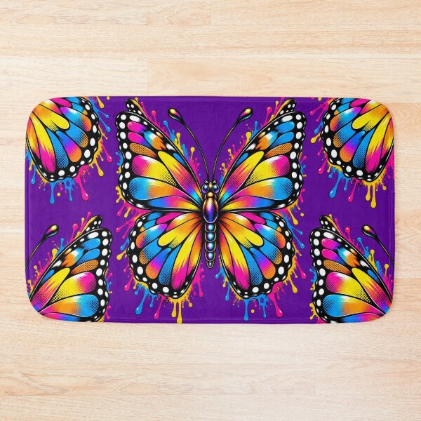 Item preview, Rainbow Paint Drip Butterfly  designed and sold by Beberoni Universe.