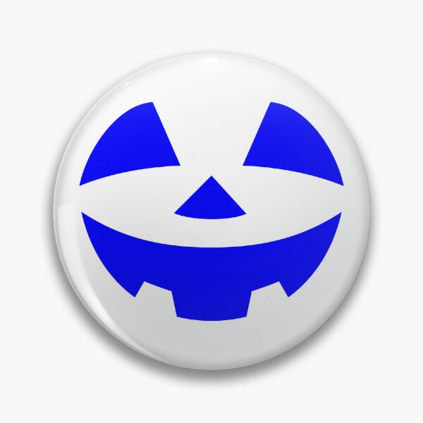 Item preview, Blue Classic Pumpkin Face Halloween Design designed and sold by pattern-archive.