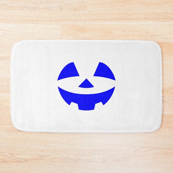 Item preview, Blue Classic Pumpkin Face Halloween Design designed and sold by pattern-archive.