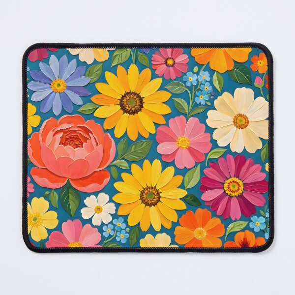 Item preview, Vibrant Multicolor Flowers designed and sold by Sybille-Yates.