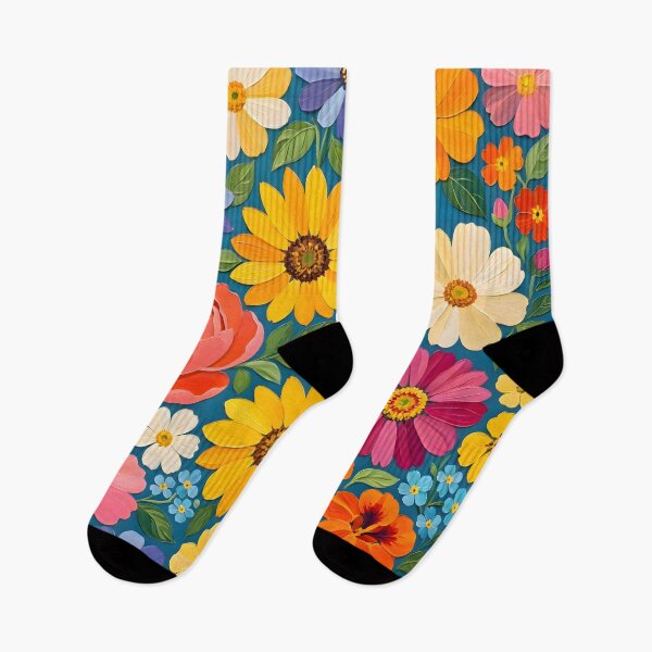 Item preview, Vibrant Multicolor Flowers designed and sold by Sybille-Yates.