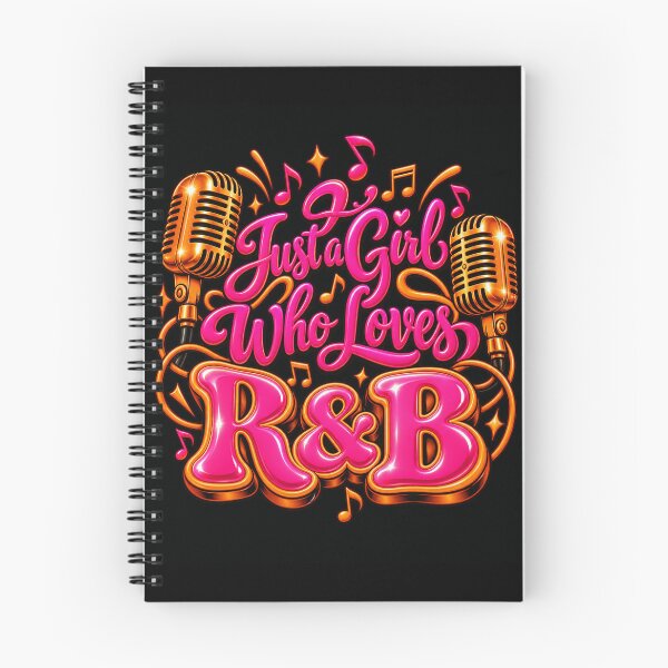Item preview, Just a Girl Who Loves R&B designed and sold by ROUX-ART.