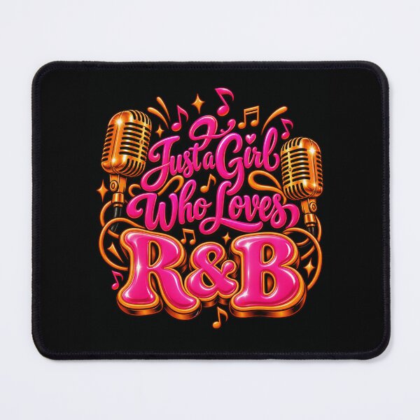 Item preview, Just a Girl Who Loves R&B designed and sold by ROUX-ART.