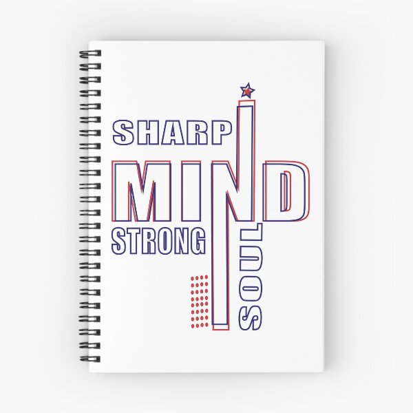 Item preview, Sharp Mind Strong Soul Modern Typography Vector Graphic designed and sold by Carftora786.