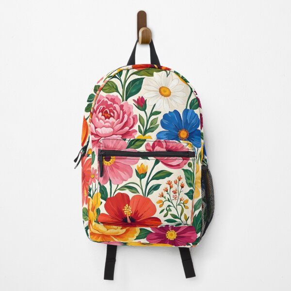 Item preview, Vibrant Multicolor Summer Flowers designed and sold by Sybille-Yates.