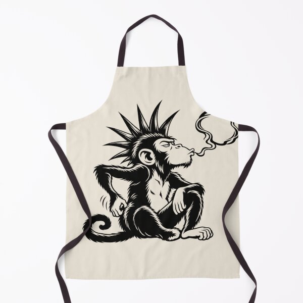 Item preview, Mohawk Monkey Blowing a Smoke Ring designed and sold by JonelCrafts.