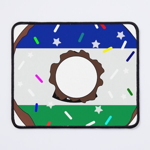Item preview, Lesotho Flag Donut – Colorful Sprinkles Country Pride designed and sold by TheIconSmith.