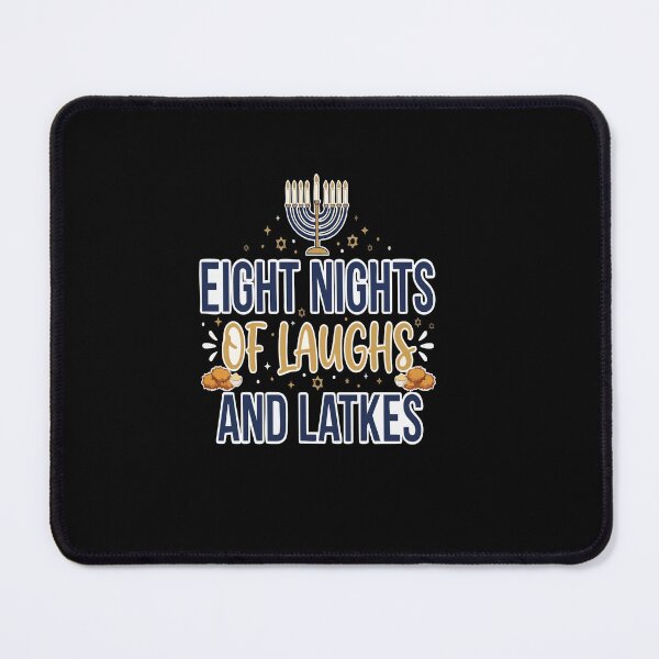 Item preview, Funny Hanukkah Design Eight Nights of Laughs and Latkes Hanukkah designed and sold by AmeliaShirts.