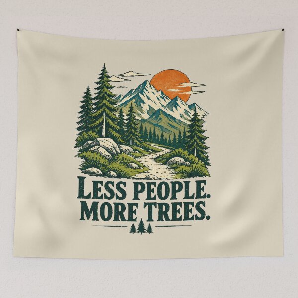 Item preview, Vintage Mountain Hiking Shirt, Forest Camping Nature Graphic, Retro Outdoor Adventure Tee designed and sold by Trendi Kloset.