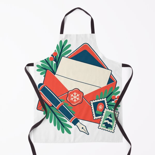 Item preview, Festive Snail Mail Christmas Stationery Lover Art designed and sold by TeNovaStudio.
