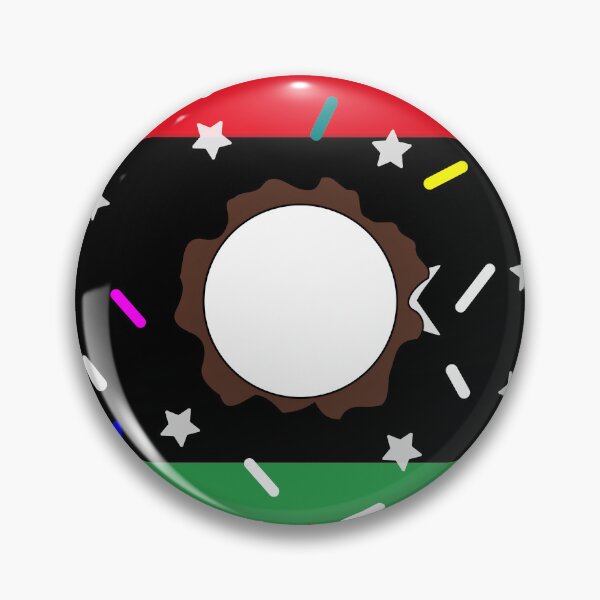 Item preview, Libya Flag Donut – Colorful Sprinkles Country Pride designed and sold by TheIconSmith.