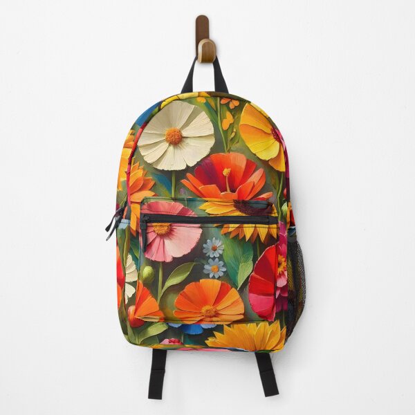 Item preview, Vibrant Multicolor Summer Flowers designed and sold by Sybille-Yates.