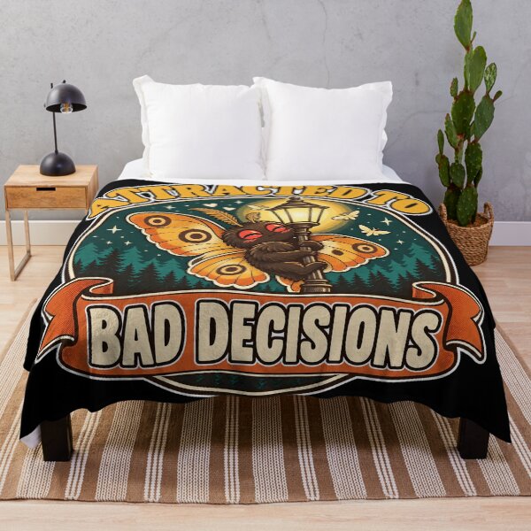 Item preview, Attracted to Bad Decisions – Funny Cute Mothman Lamp designed and sold by Ela-graphicwiz.