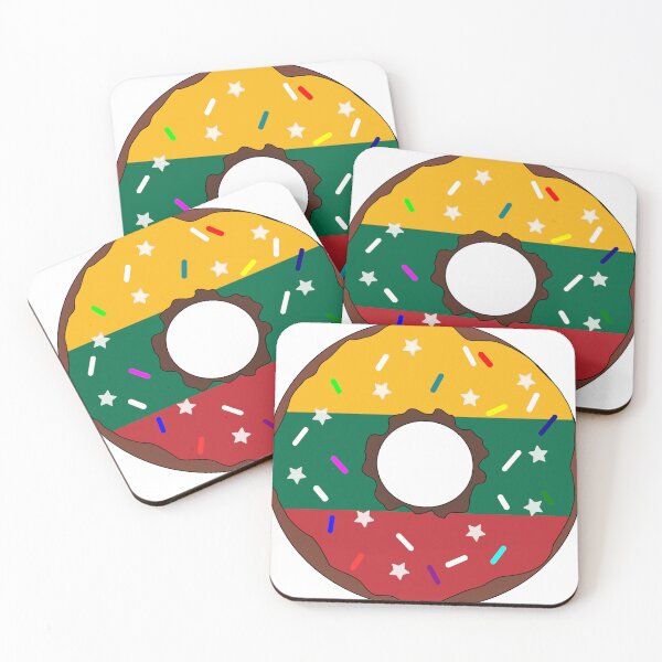 Item preview, Lithuania Flag Donut – Colorful Sprinkles Country Pride designed and sold by TheIconSmith.