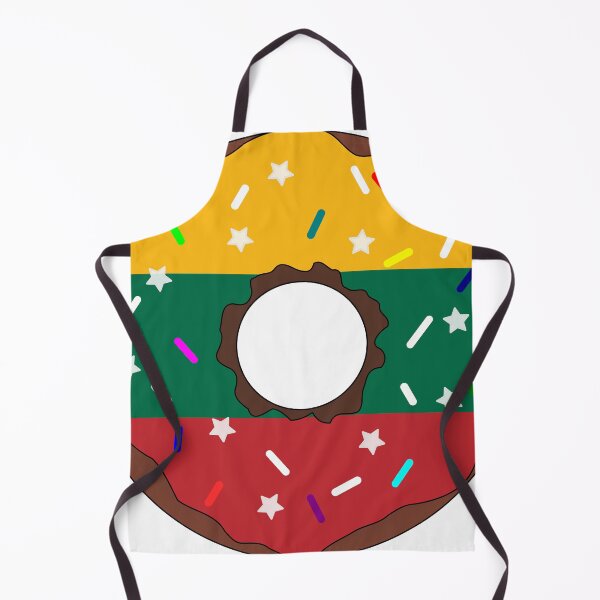 Artikelvorschau, Litauischer Flaggen-Donut – Bunte Streusel, Nationalstolz entworfen und verkauft von TheIconSmith.