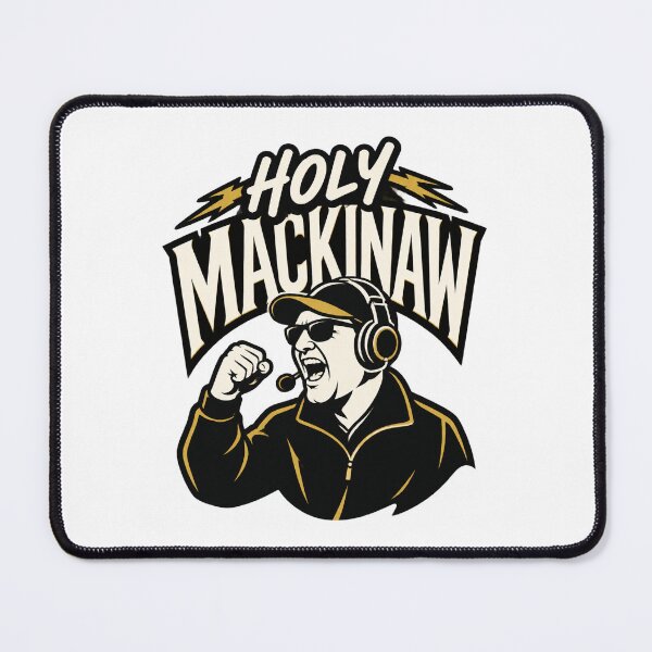 Item preview, Holy Mackinaw Vintage Style Graphic Design for Outdoors and Fishing Enthusiasts designed and sold by tetabrick.