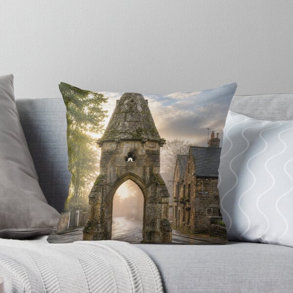 Item preview, Morning Fog Through the Historic Village Monument designed and sold by Astute-Artio-Photography.
