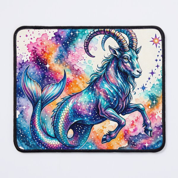 Item preview, Cosmic Capricorn Sea-Goat Zodiac Art designed and sold by Clavivs.