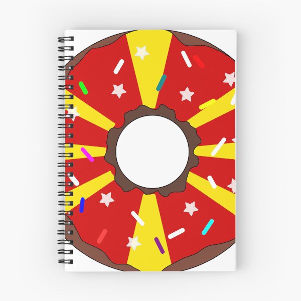 Item preview, Macedonia Flag Donut – Colorful Sprinkles Country Pride designed and sold by TheIconSmith.