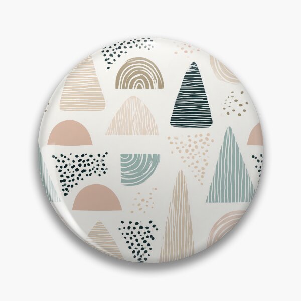 Item preview, Boho Scandinavian Geometric Shapes Pattern designed and sold by Aelbrn.