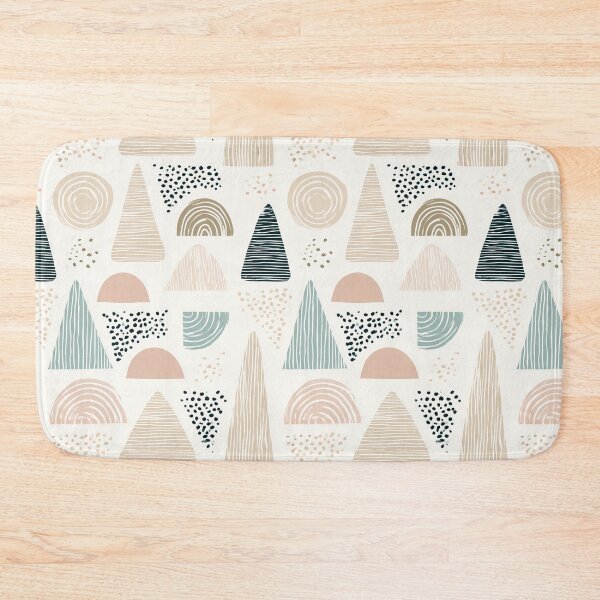 Item preview, Boho Scandinavian Geometric Shapes Pattern designed and sold by Aelbrn.
