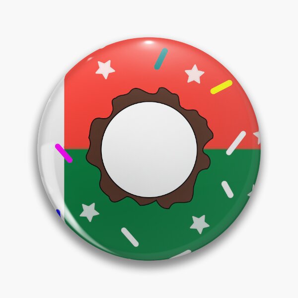 Item preview, Madagascar Flag Donut – Colorful Sprinkles Country Pride designed and sold by TheIconSmith.