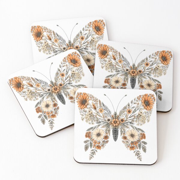 Item preview, Wildflower Butterfly Watercolor Design designed and sold by Mnyus shop.