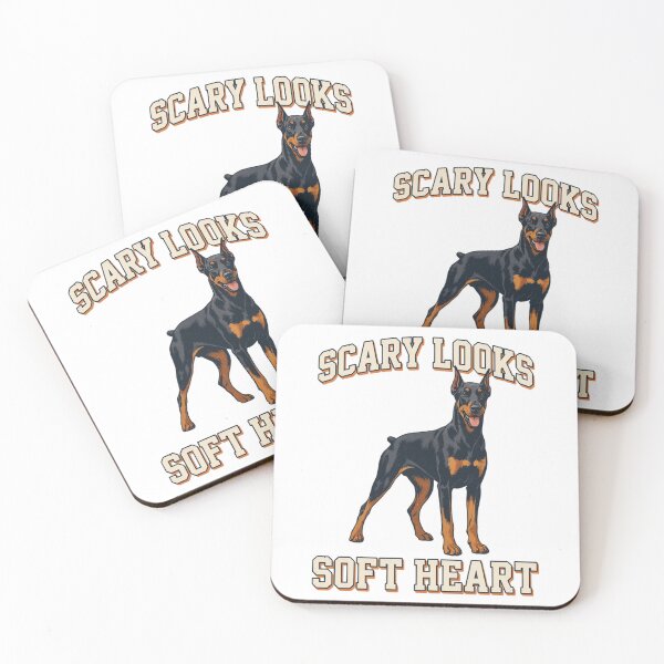 Item preview, Doberman - Funny Dog | Scary Looks Soft Heart designed and sold by No Excuses Supply.
