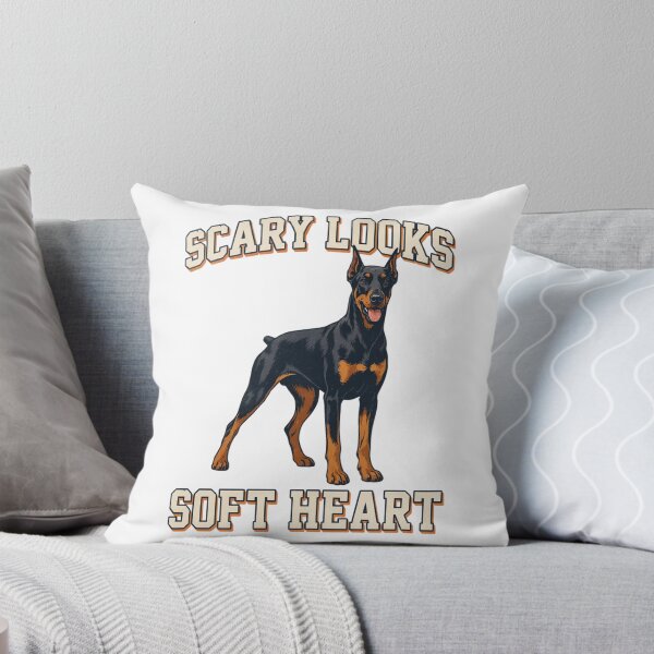 Item preview, Doberman - Funny Dog | Scary Looks Soft Heart designed and sold by No Excuses Supply.