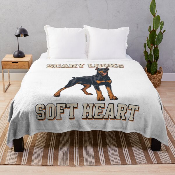 Item preview, Doberman - Funny Dog | Scary Looks Soft Heart designed and sold by No Excuses Supply.