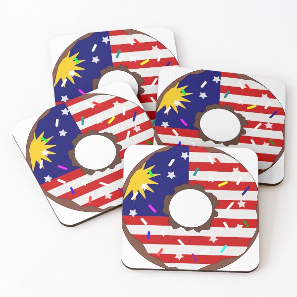 Item preview, Malaysia Flag Donut – Colorful Sprinkles Country Pride designed and sold by TheIconSmith.