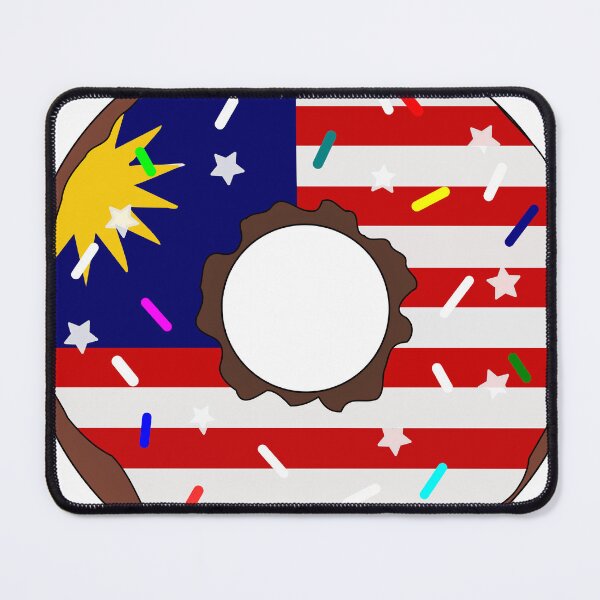 Item preview, Malaysia Flag Donut – Colorful Sprinkles Country Pride designed and sold by TheIconSmith.