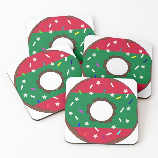 Item preview, Maldives Flag Donut – Colorful Sprinkles Country Pride designed and sold by TheIconSmith.