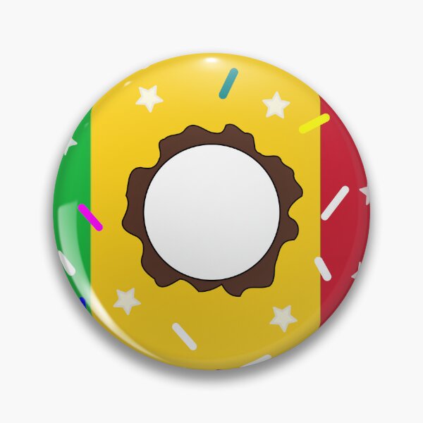 Item preview, Mali Flag Donut – Colorful Sprinkles Country Pride designed and sold by TheIconSmith.
