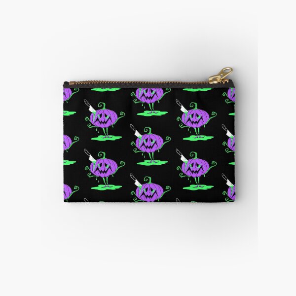 Item preview, Spooky Purple Pumpkin with Knife designed and sold by Luckagrafika.
