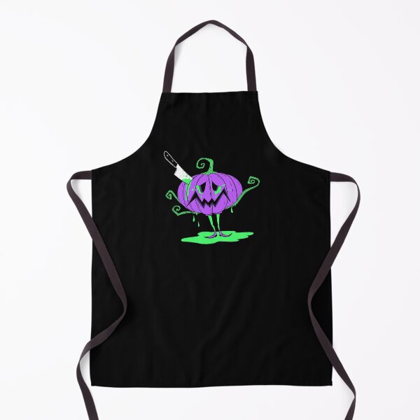 Item preview, Spooky Purple Pumpkin with Knife designed and sold by Luckagrafika.