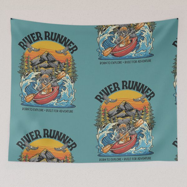 Item preview, River Runner Adventure Bear designed and sold by AliElbastwesy.
