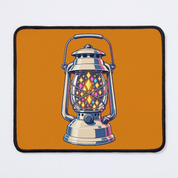 Item preview, Magical Lantern Firefly Glowing Sparkles Vintage Camping Design designed and sold by KungPowUnicorn.