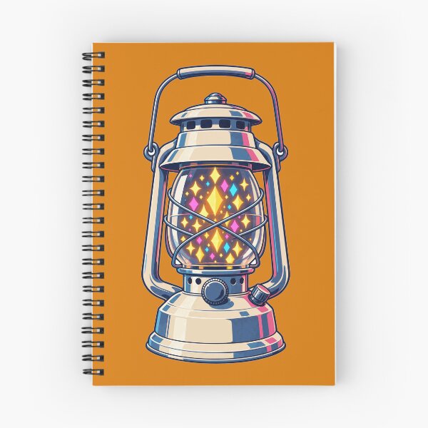 Item preview, Magical Lantern Firefly Glowing Sparkles Vintage Camping Design designed and sold by KungPowUnicorn.