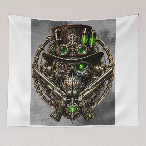 Item preview, ArtSteampunkCyberpunkSkull designed and sold by Artrendzs.