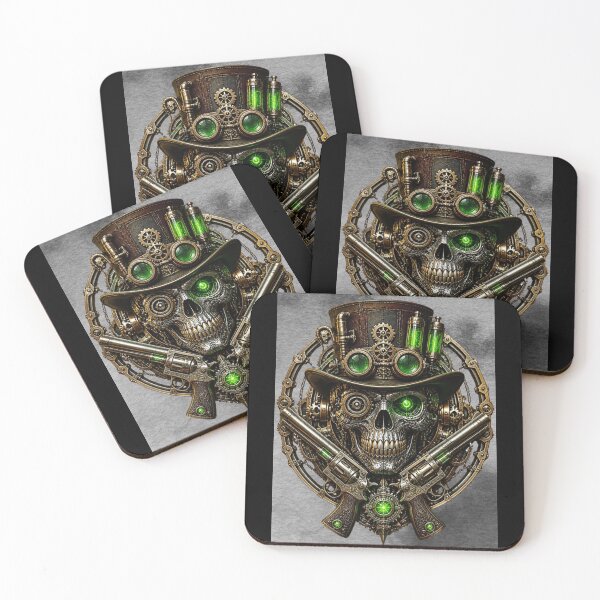 Item preview, ArtSteampunkCyberpunkSkull designed and sold by Artrendzs.