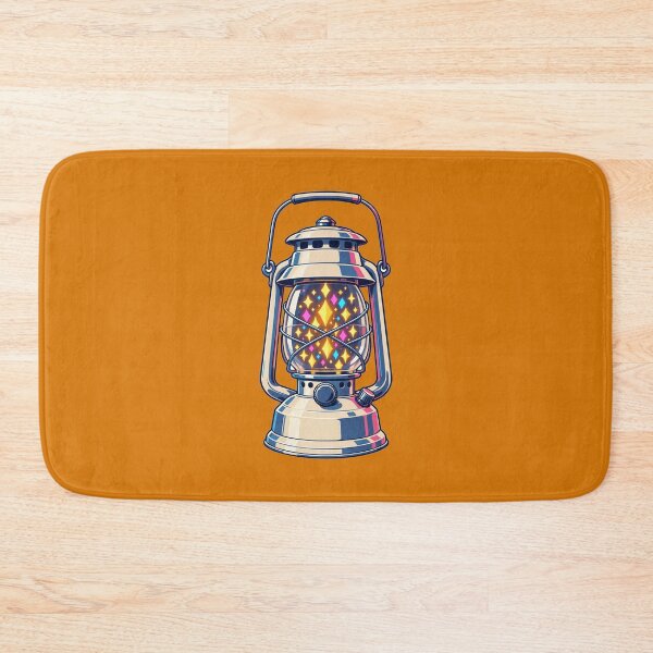 Item preview, Magical Lantern Firefly Glowing Sparkles Vintage Camping Design designed and sold by KungPowUnicorn.