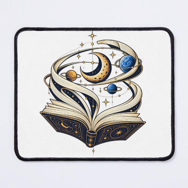 Item preview, Books and Planets Reader Orbit Art designed and sold by TeNovaStudio.