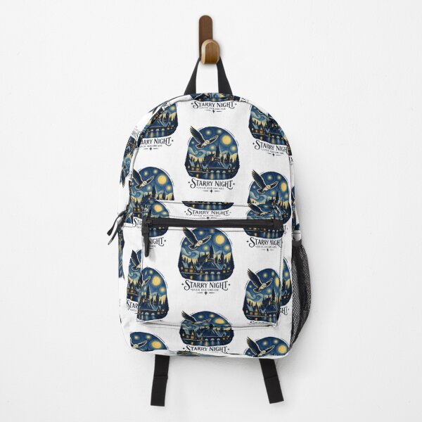 Item preview, Starry Night Over Hogsmeade Magical Village Night Sky Illustration designed and sold by Hassanalnasher.