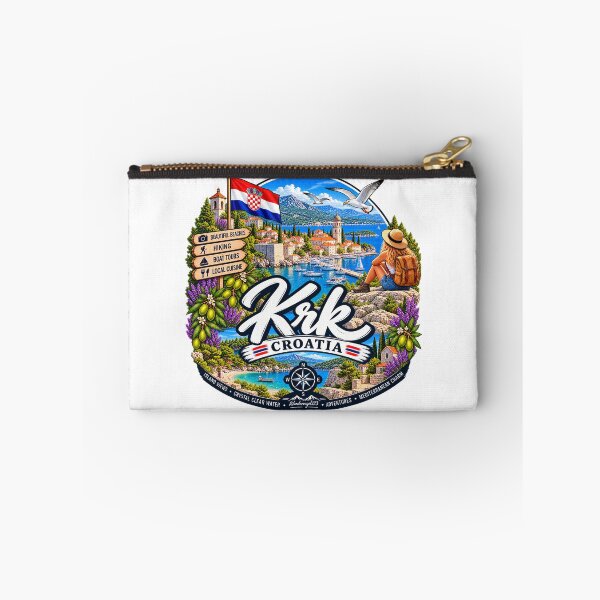 Item preview, Krk Island Croatia – Dreamlike Adriatic Coast Hiking & Island Adventures designed and sold by Wandervogel123.