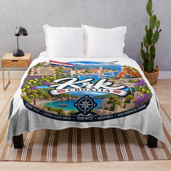 Item preview, Krk Island Croatia – Dreamlike Adriatic Coast Hiking & Island Adventures designed and sold by Wandervogel123.