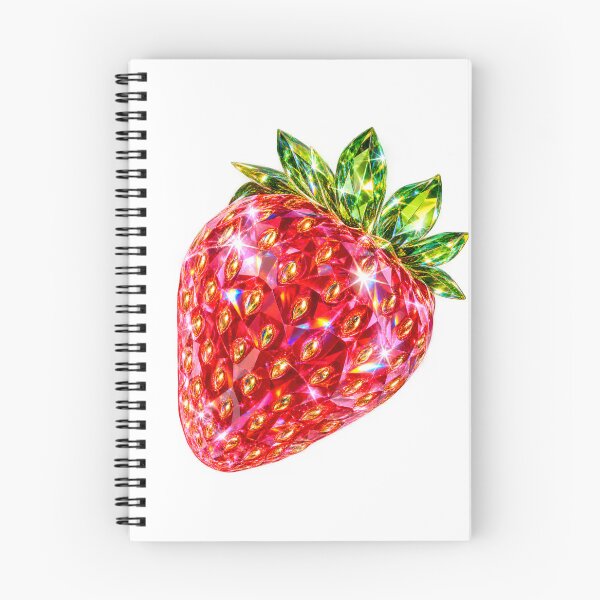 Item preview, Sparkling Ruby Crystal Strawberry designed and sold by BloomOfDesign.